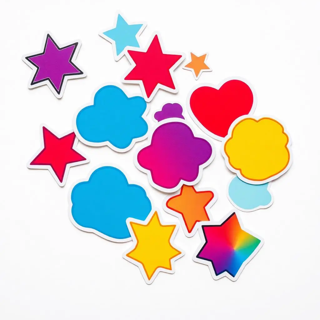 Stickers printing services by SA Creative