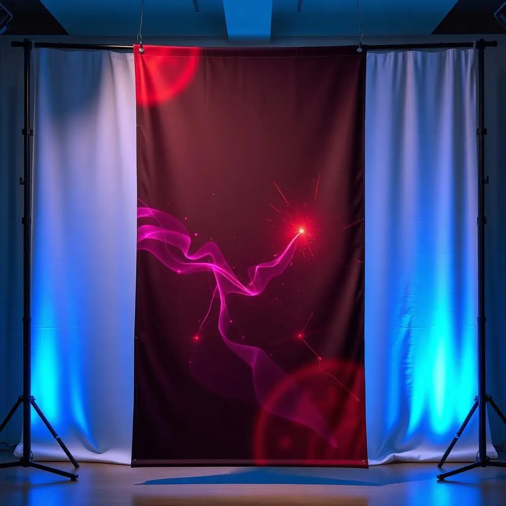 Custom printed Fabric Banner by SA Creative