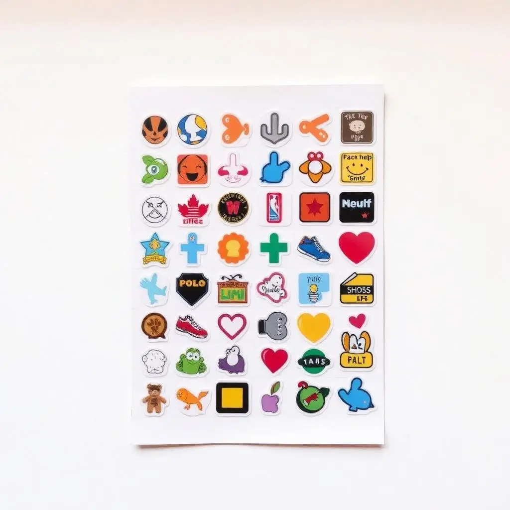 Custom printed Kiss-Cut Sheet Stickers by SA Creative