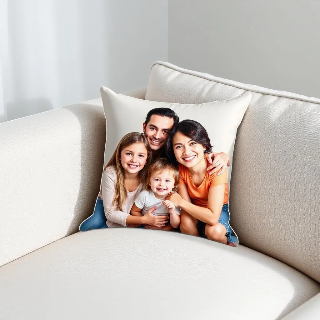 Custom printed Photo Cushions by SA Creative