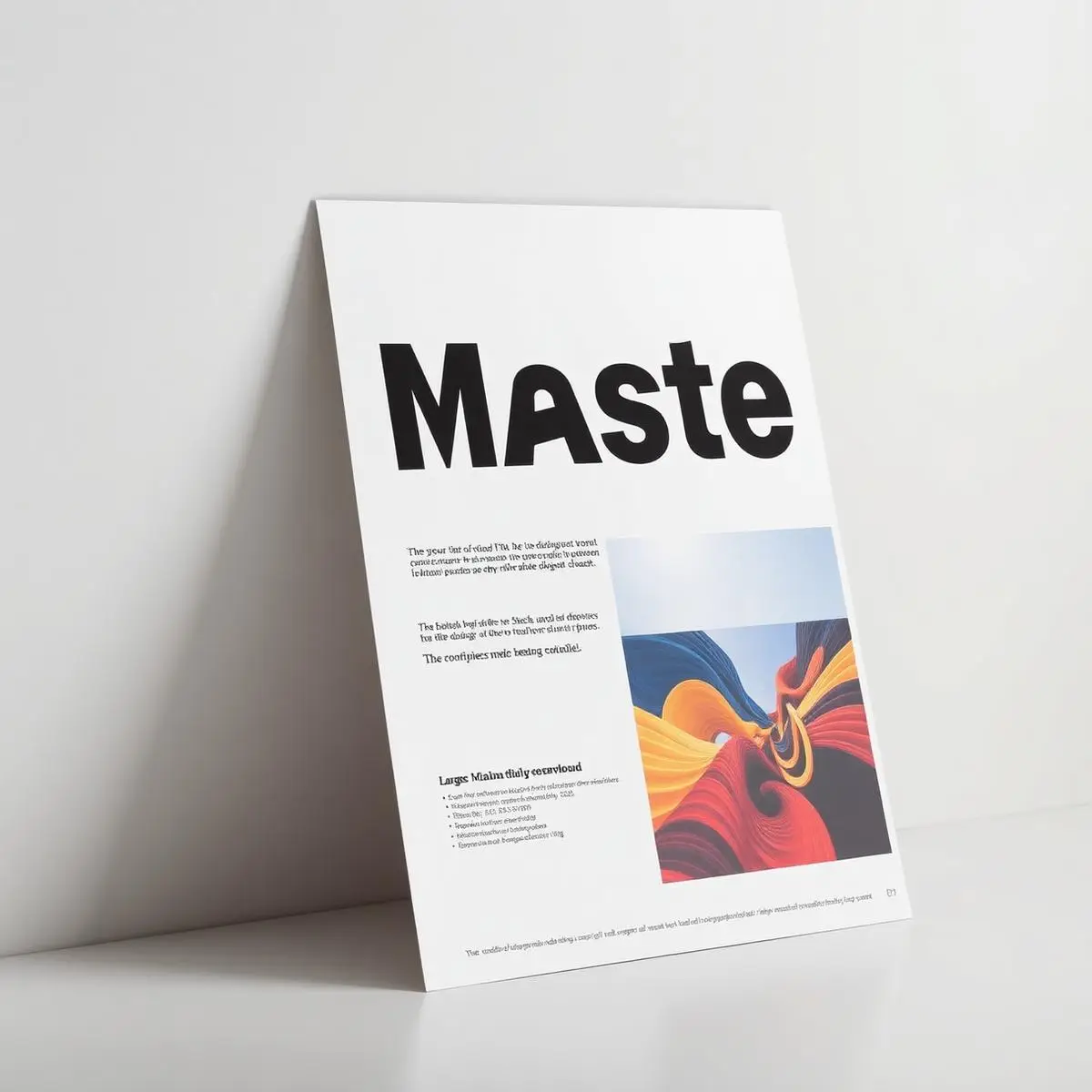 Custom printed A3 Poster by SA Creative