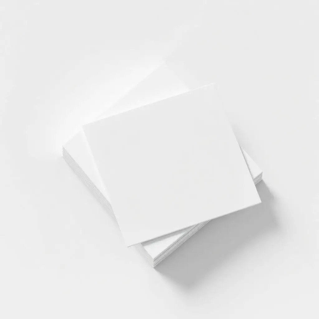 Square Business Cards — 2.5" square format — modern and unmistakable